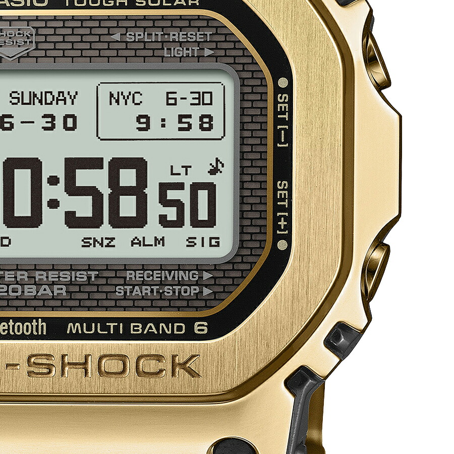 楽天市場】G-SHOCK フルメタル MIP液晶モデル ゴールド GMW-BZ5000GD