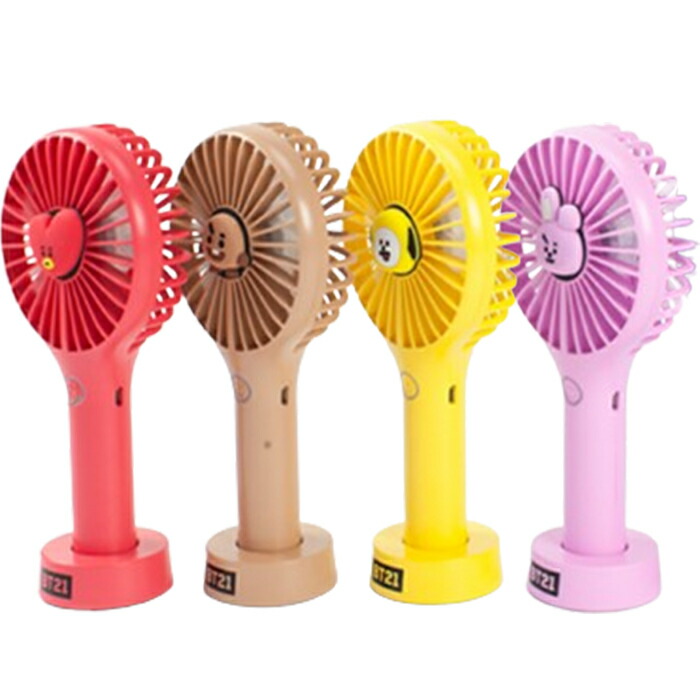 楽天市場】送料無料【BTS ROYCHE 】LED ミニ扇風機/ハンディファン