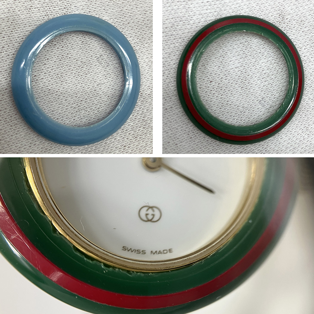 楽天市場】GUCCI チェンジベゼルウォッチ 1100-L 電池交換済 クォーツ