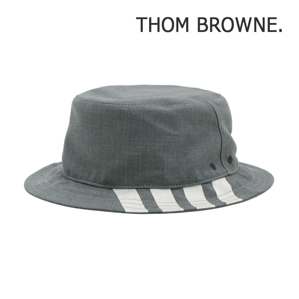 楽天市場】トムブラウン バケットハット MHC327A 06146 035 グレー M