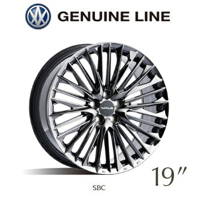 楽天市場】送料無料 ホイールのみ 4本セット WALD JENUINELINE F001 19