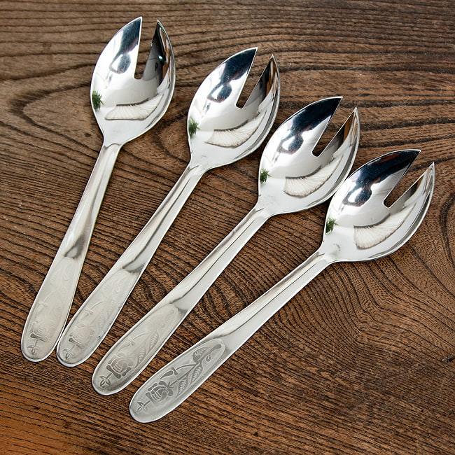 楽天市場】【10個セット】ネパールのカジャ スプーン 18cmパーティ料理