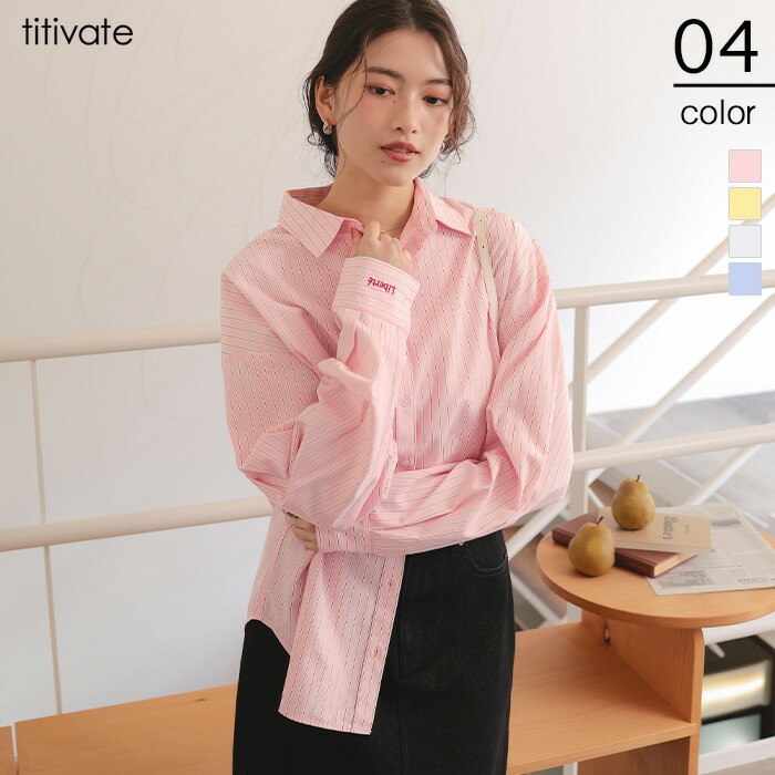 楽天市場】GoodTripカラーシャツ トップス レディース ブラウス シャツ