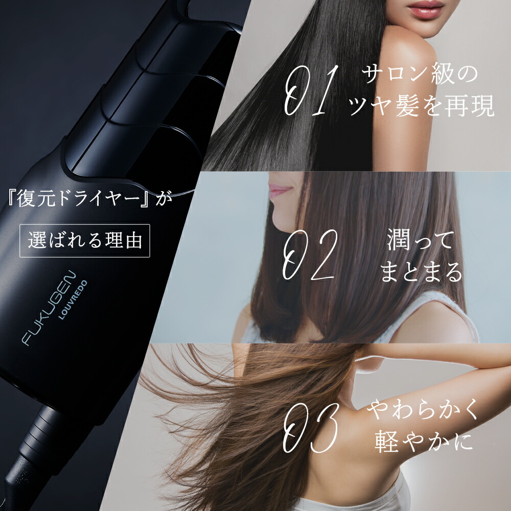 楽天市場】正規代理店 復元 ドライヤー mini α 日本製 ルーヴルドー LJ