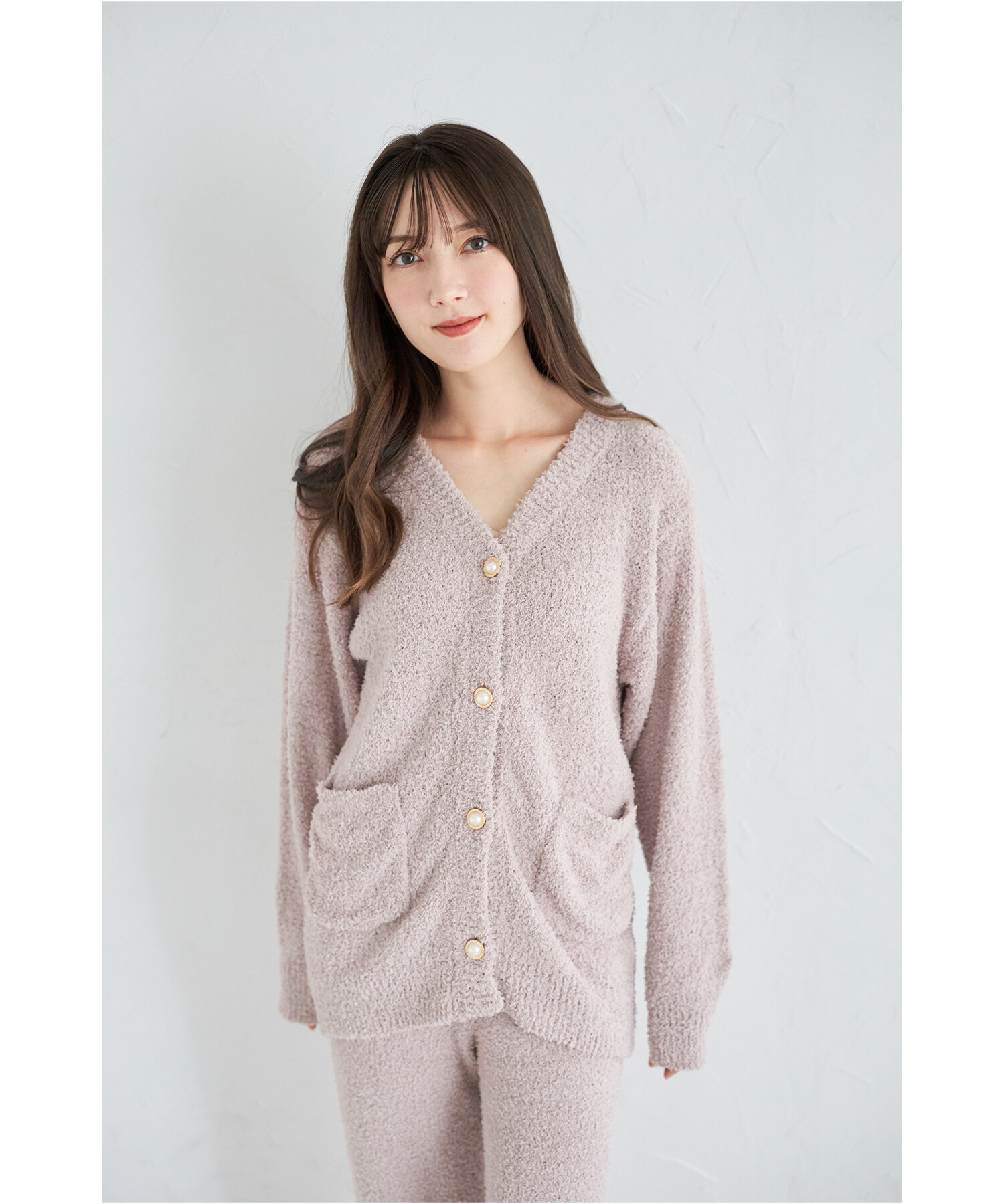 楽天市場】tocco closetロゴ刺繍入りパール釦モールニットカーディガン