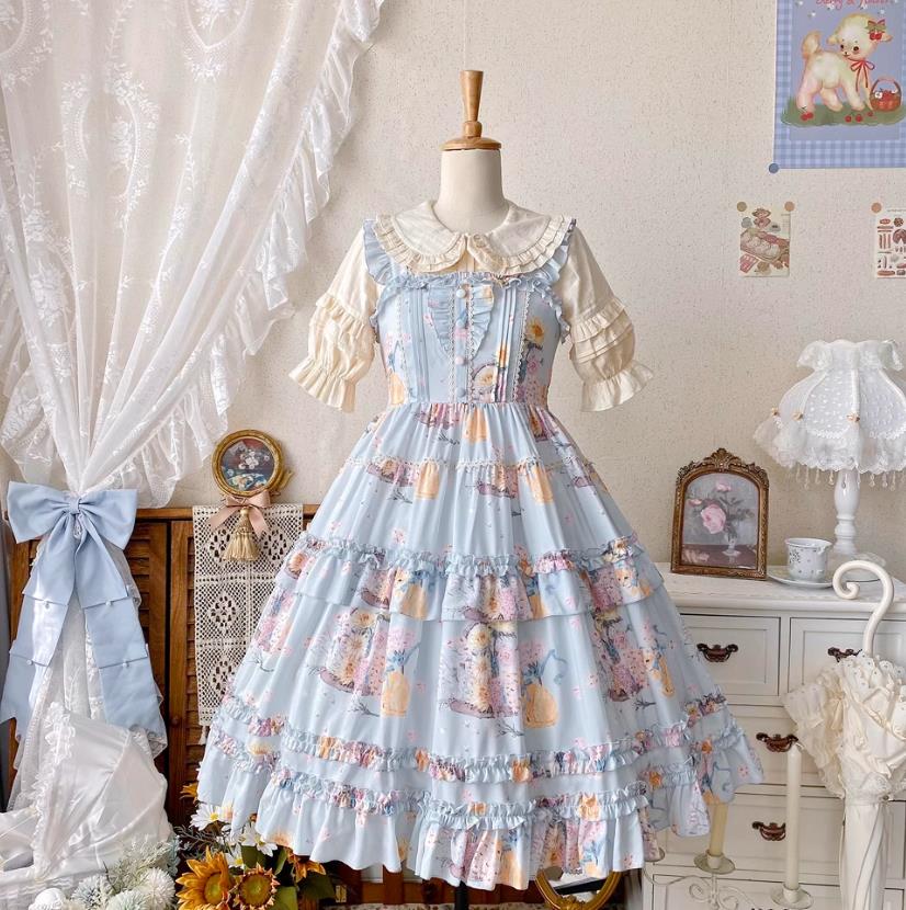 楽天市場】/新発/数量限定/Lolita系 /ワンピース jsk OP 日常 写真