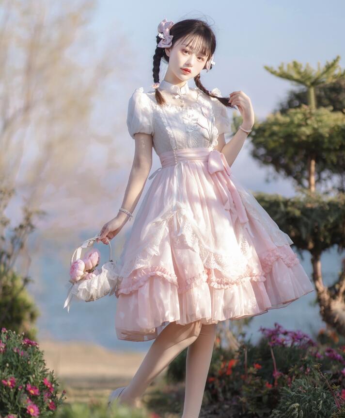 楽天市場】新発/数量限定/Lolita系/中袖/opワンピース jsk 日常 写真