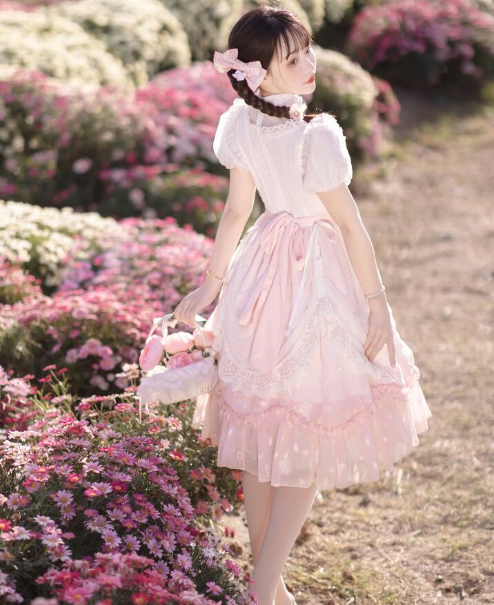 楽天市場】新発/数量限定/Lolita系/中袖/opワンピース jsk 日常 写真