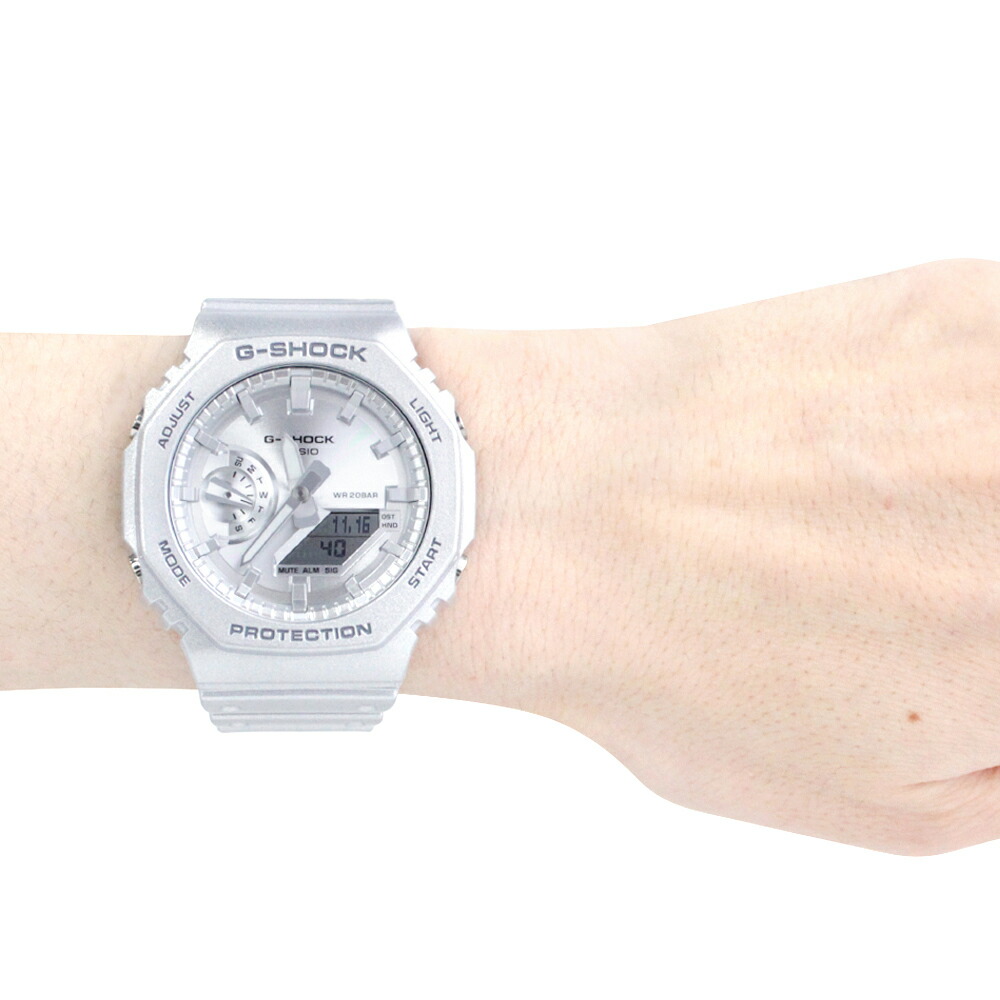 レ*イ様 未使用G-SHOCK GA-2100FF-8AJF シルバー G-SHOCK GA-2100FF