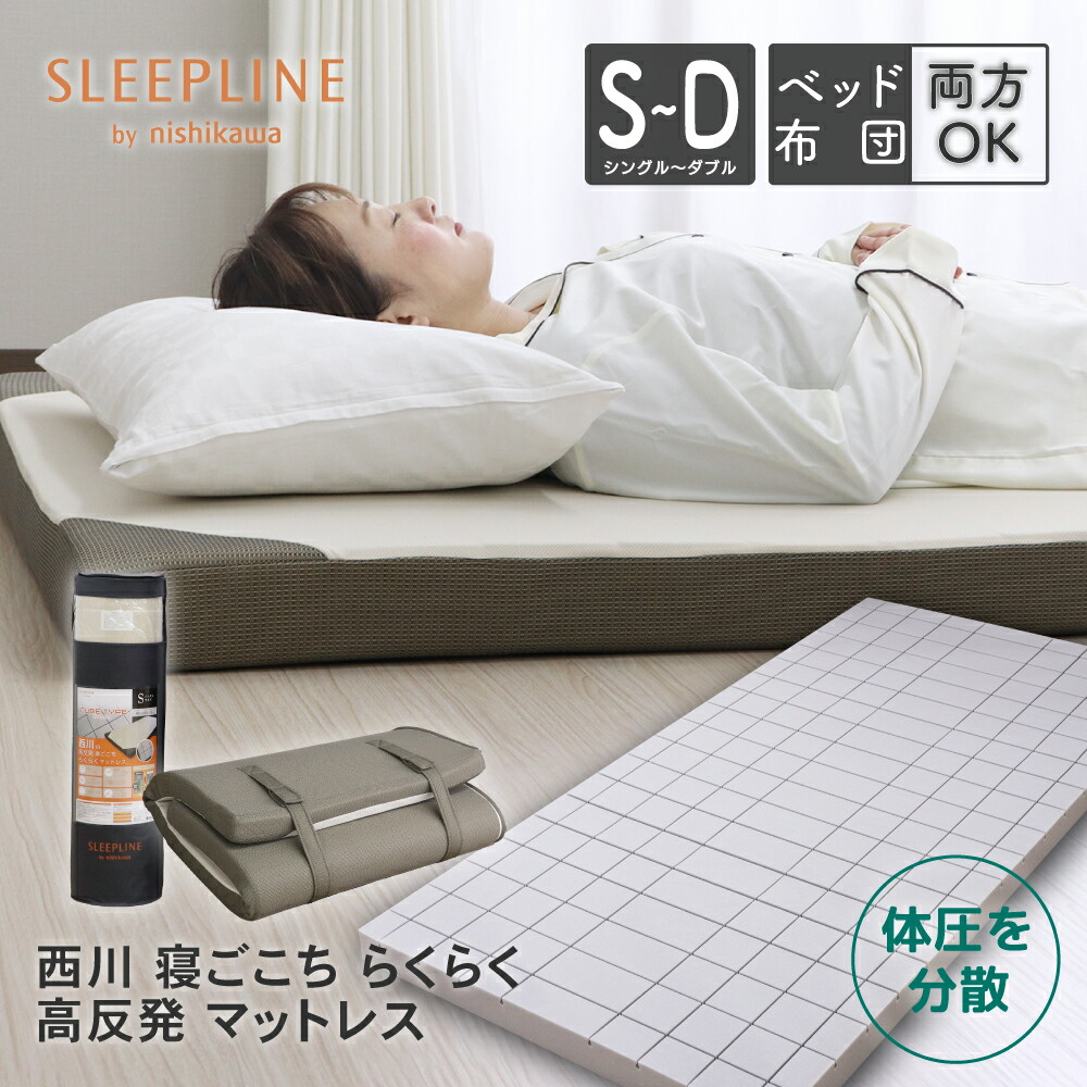 楽天市場】高反発 敷布団 西川の通販