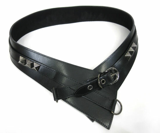 楽天市場】【中古】alice auaa / スタッズ付きレザーオーバーベルト