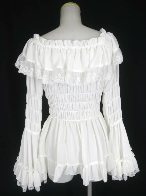 楽天市場】ATELIER PIERROT / シャーリング姫袖ブラウス アトリエ