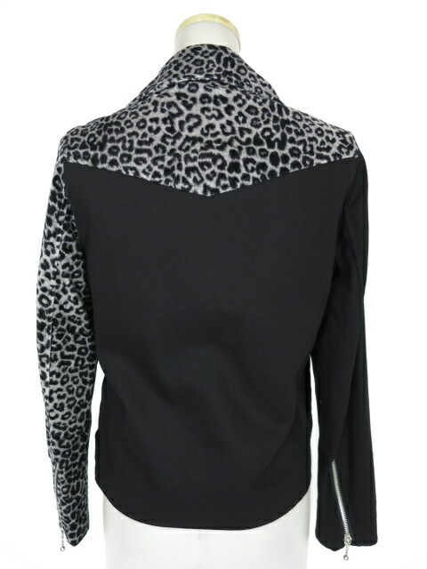 楽天市場】【中古】 HELL CAT PUNKS / ヒョウ柄切替ライダース