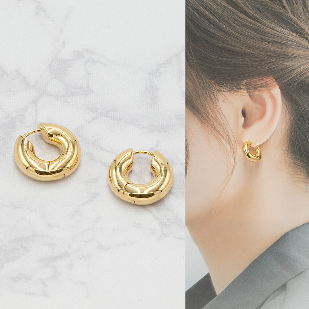 楽天市場】トムウッド TOM WOOD ピアス ゴールド チャンキーフープ