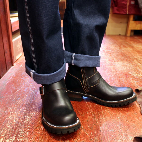 楽天市場】SWL【SLOW WEAR LION】ZIP ENGINEER BOOTS HORWEEN