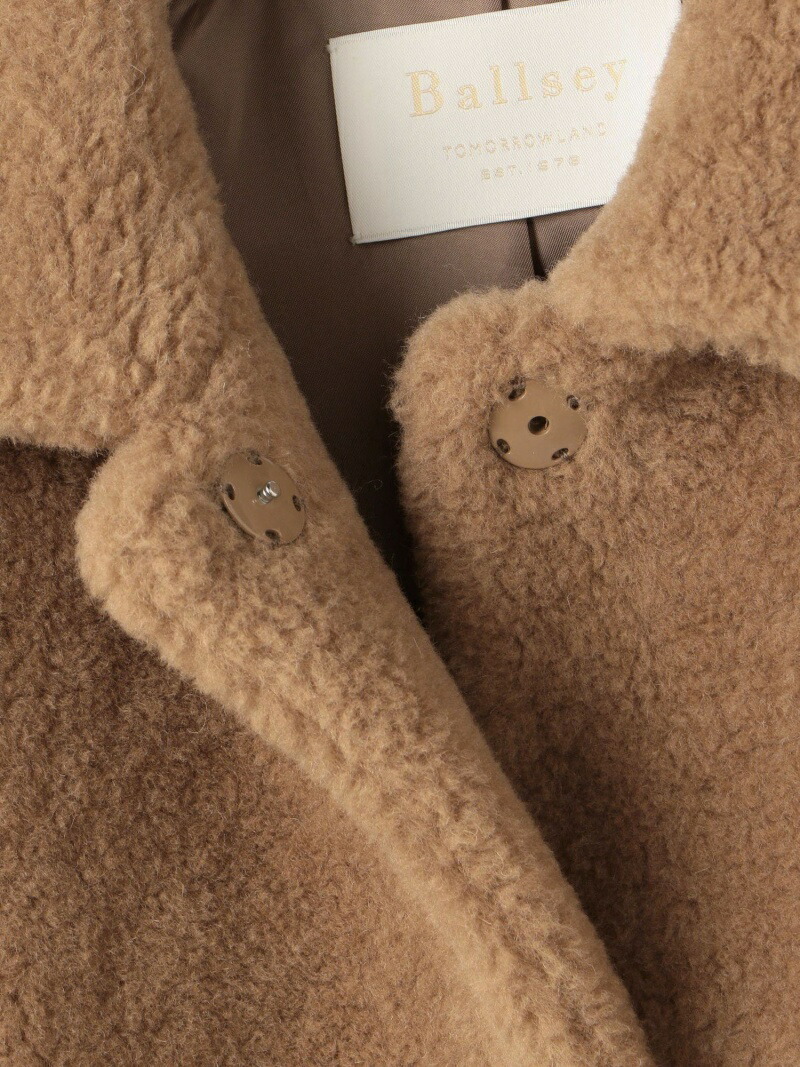楽天市場】【SALE／30%OFF】ウールボア ステンカラーコート Ballsey