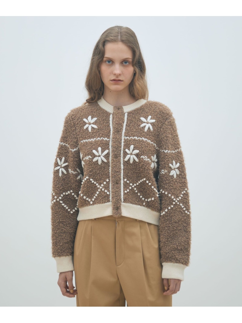 楽天市場】【SALE／40%OFF】ムートンエンブロイダリー クルーネック