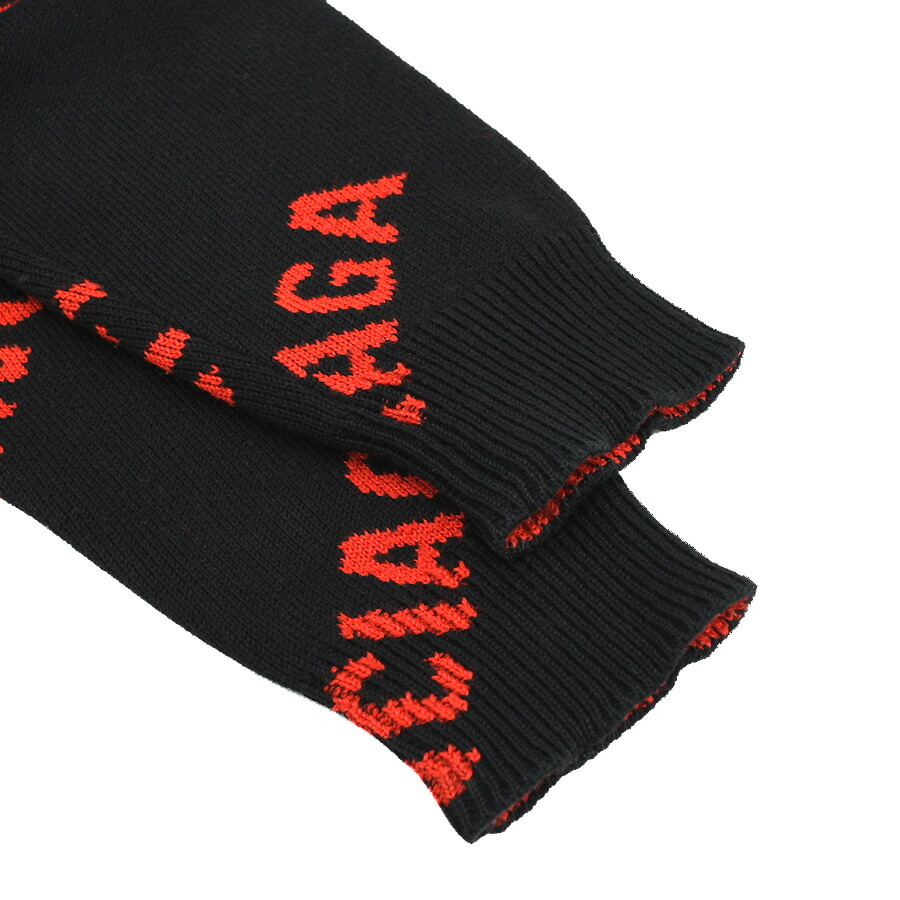 楽天市場】バレンシアガ BALENCIAGA ロゴ総柄 クルーネック ニット