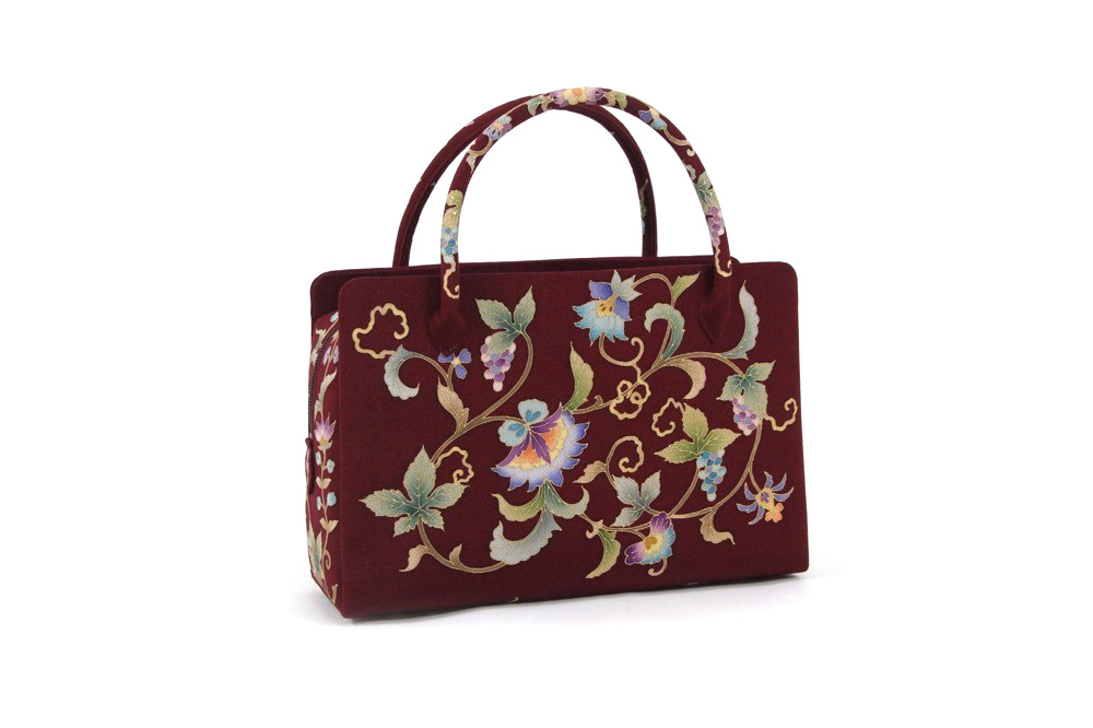 楽天市場】岡重謹製 利休バッグ お茶席バッグ 正絹友禅バッグ 女性用