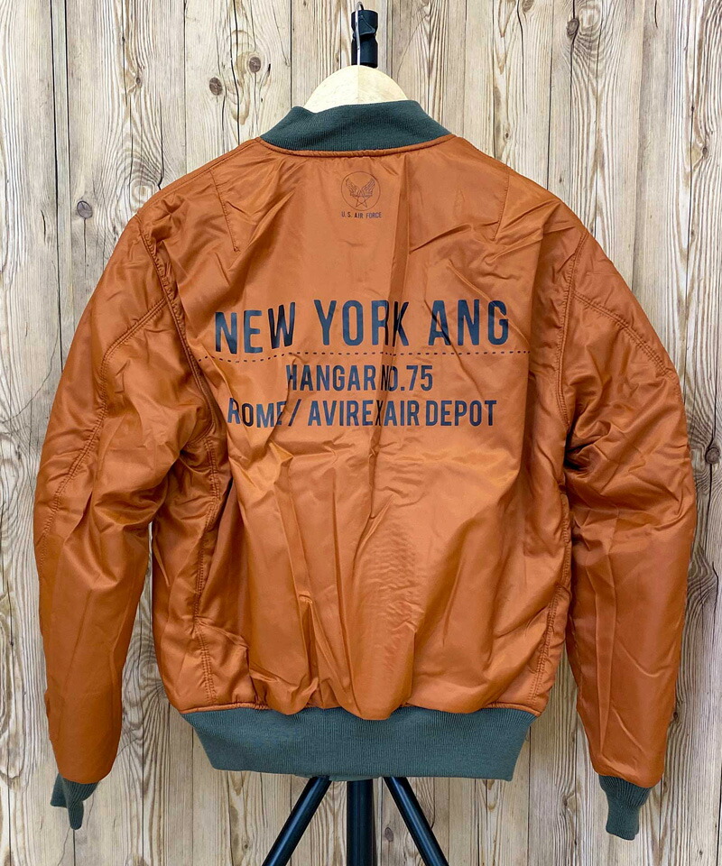 楽天市場】送料無料 AVIREX アヴィレックス MA1 -REFLECT STENCIL