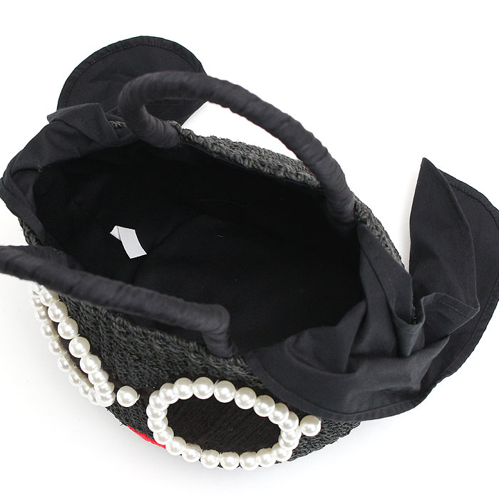 楽天市場】アジョリー バッグ かごバッグ かご パールサングラスかご