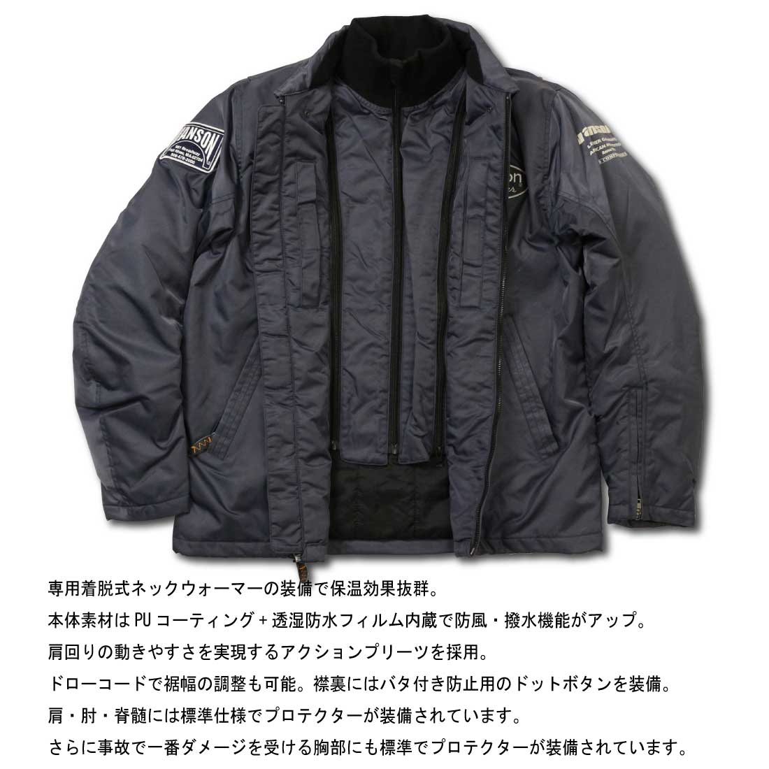 楽天市場】VANSON バンソン コーチジャケット アウター TVS2509W 着脱