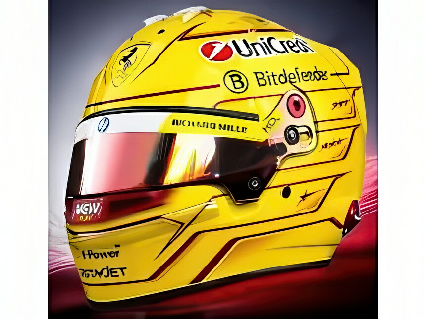 楽天市場】【予約】BELL HELMET F1 ルイス ハミルトン FERRARI HP