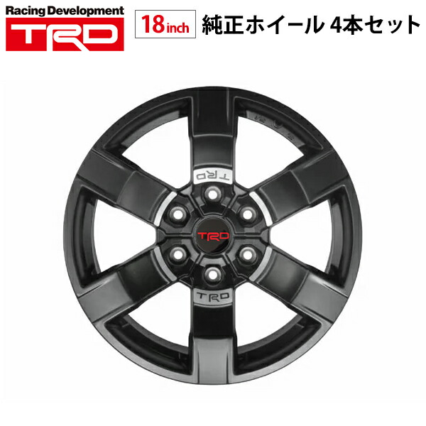 楽天市場】【トヨタ純正】 TRD 18インチ アルミホイール マット