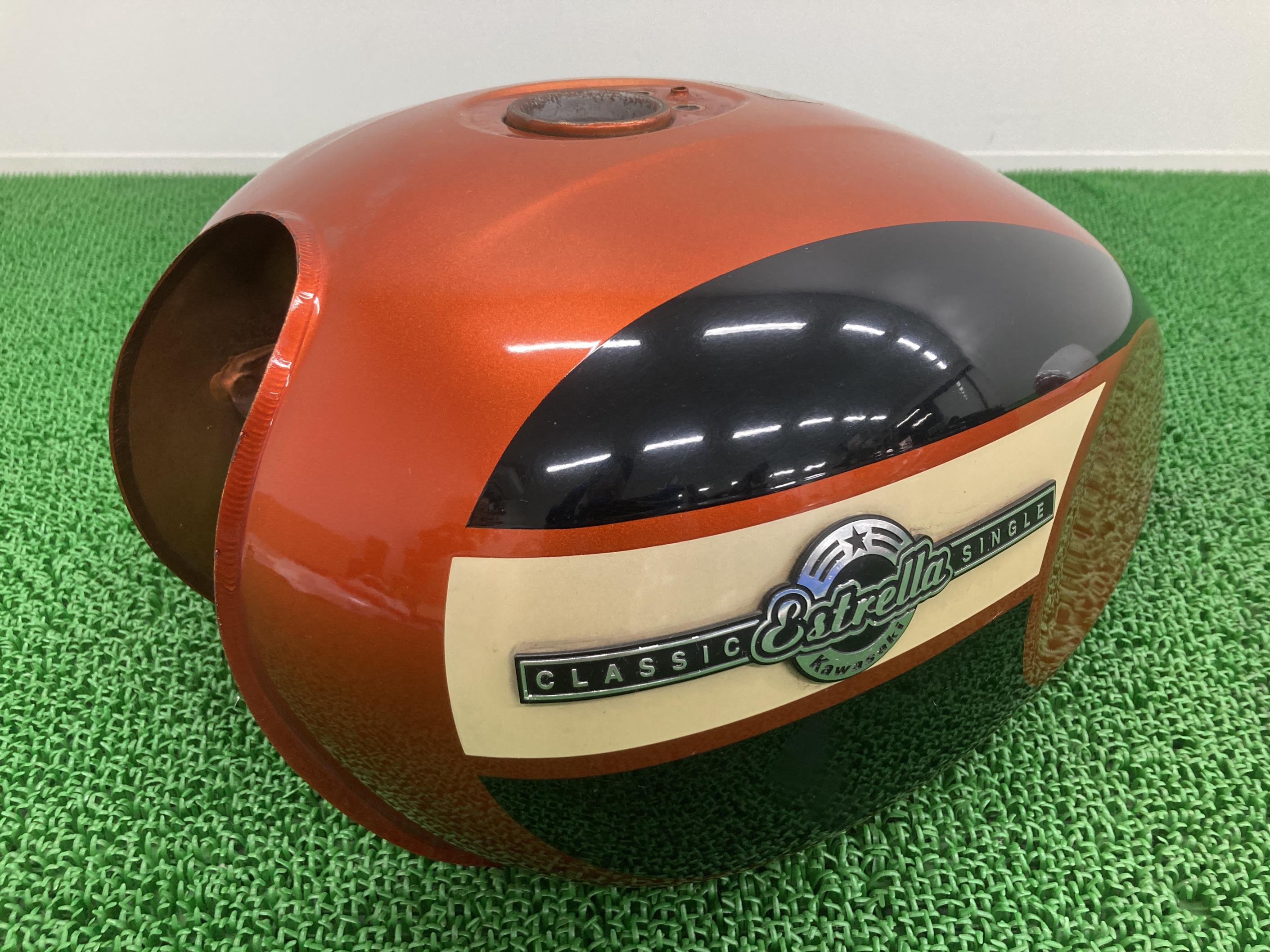 楽天市場】エストレヤカスタム タンク 橙M カワサキ 純正 バイク 部品
