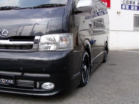 楽天市場】200系 ハイエース T.S.W DAYTONA デイトナ ［BLACK］ 16X7