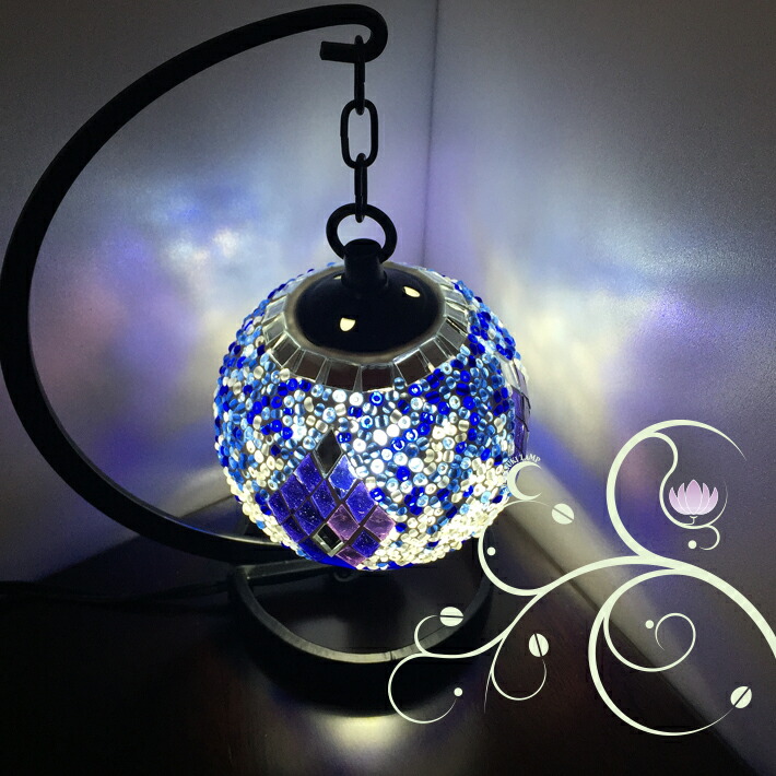 楽天市場】トルコモザイクランプS トルコ ランプ ベッドサイド 母の日