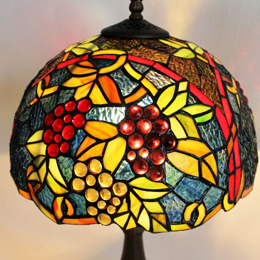 楽天市場】【送料無料】ステンドランプ 葡萄（ぶどう）🍇