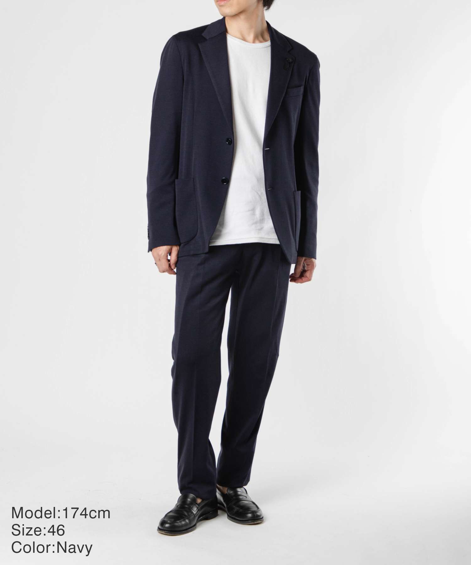 楽天市場】ラルディーニ LARDINI ウールジャージースーツ イージー