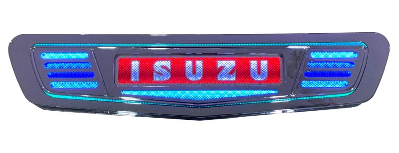 楽天市場】メッキいすゞバスマークアンドン（ブルー・グリーン