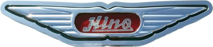 楽天市場】メッキ日野バスマークアンドン 大【Hino文字有り