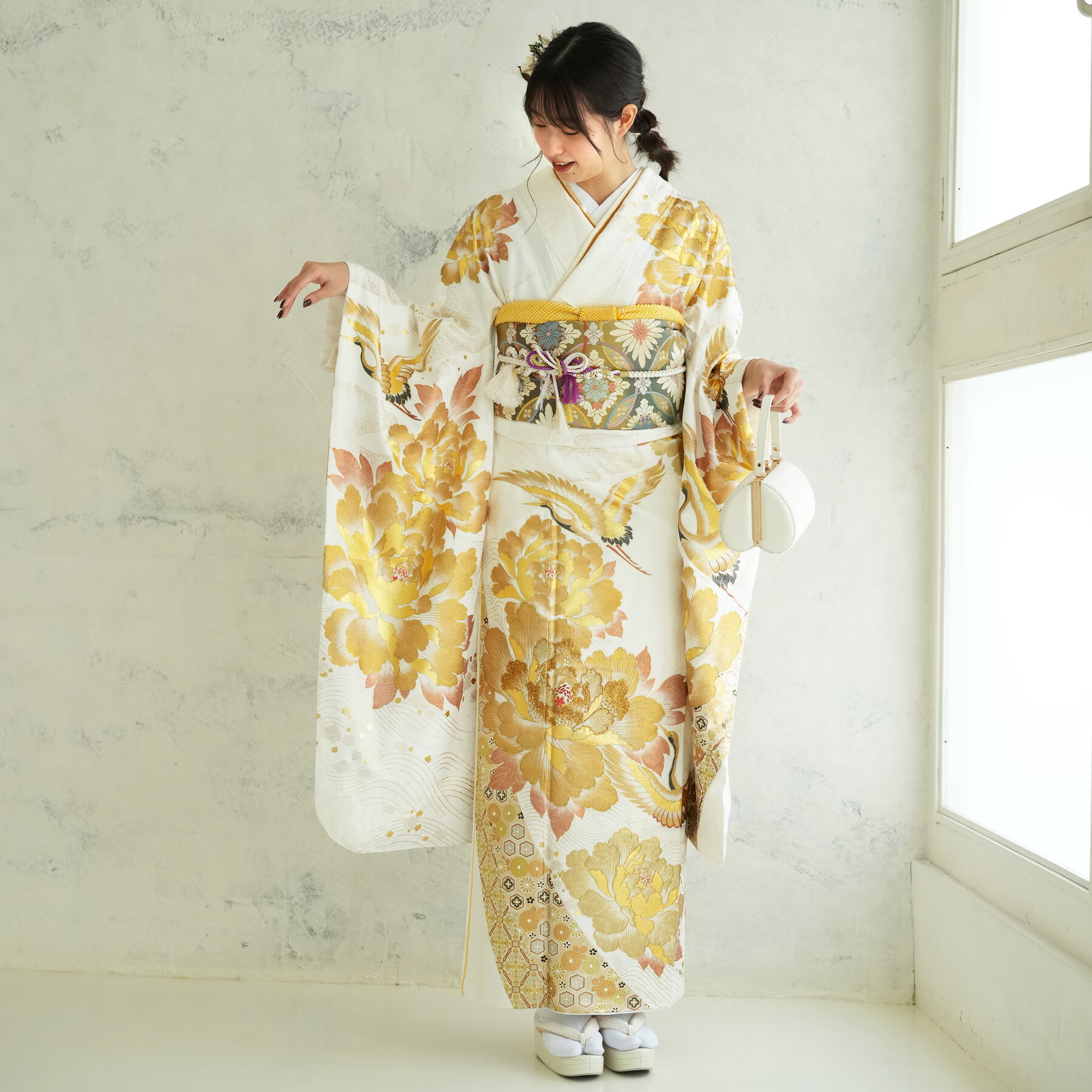 楽天市場】【レンタル】【桂由美 振袖 正絹着物+正絹袋帯 21点セット