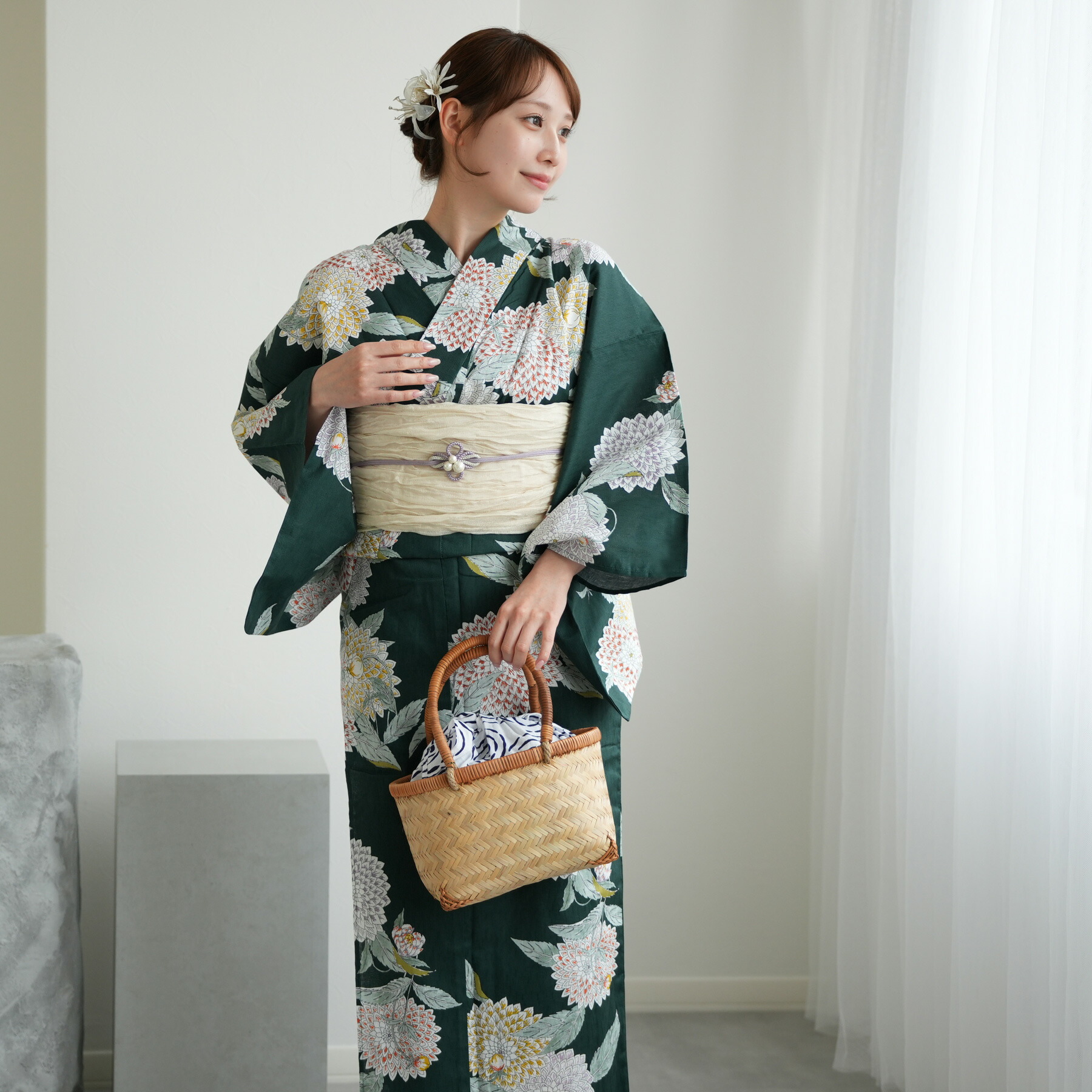 楽天市場】浴衣 緑（アイテム数（着物・浴衣セット）3点）の通販