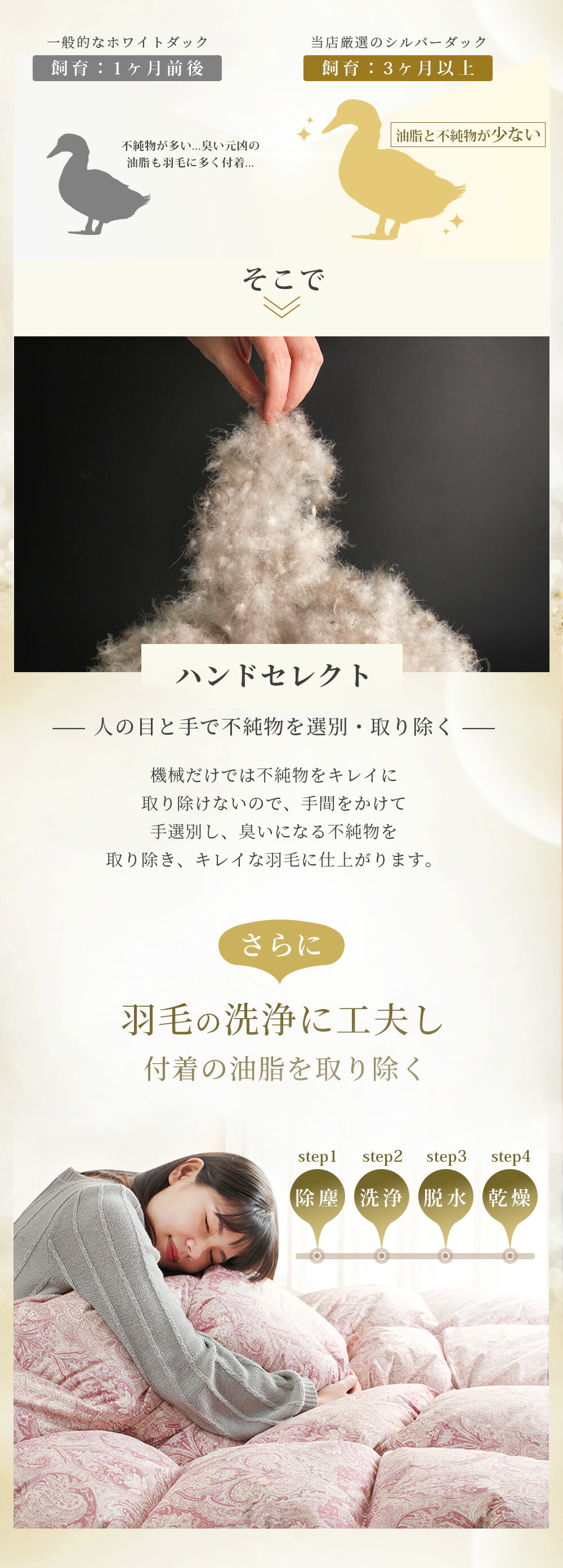 楽天市場】羽毛布団 キング 羽毛布団 キングサイズ 掛け布団 キング