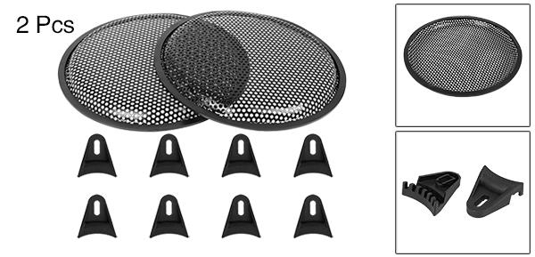 楽天市場】uxcell カースピーカーカバー スピーカープロテクタ メタル