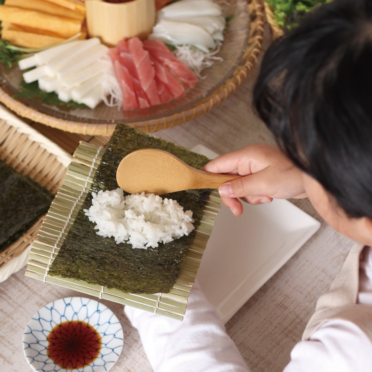 楽天市場】すす竹しゃもじ 小 14cm 手巻き寿司用しゃもじ 竹杓子