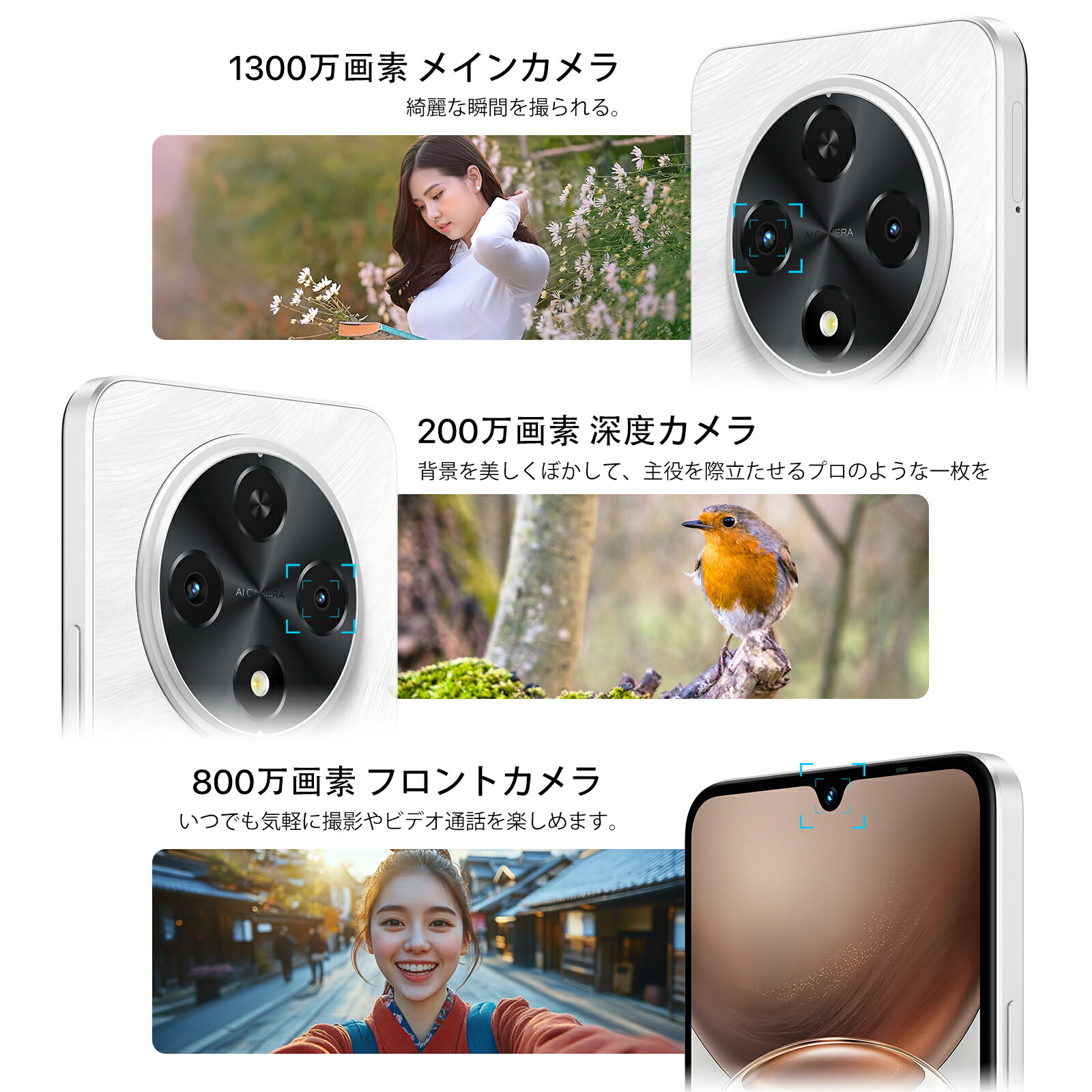 楽天市場】UMIDIGI スマホ 携帯電話 G100A/G9A 4+4GB RAM+64GB/128GB