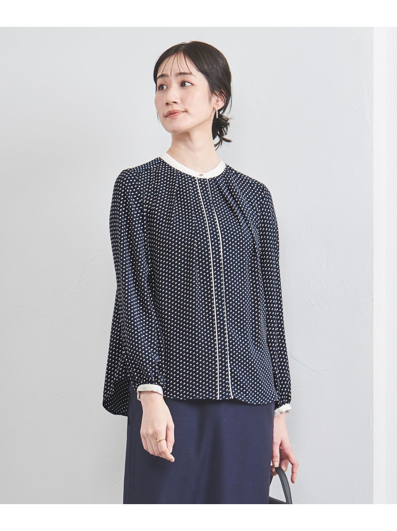 楽天市場】バイカラー パイピング ブラウス UNITED ARROWS