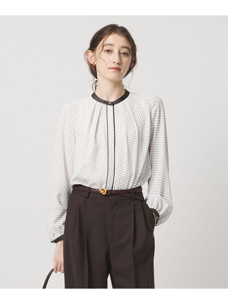 楽天市場】バイカラー パイピング ブラウス UNITED ARROWS