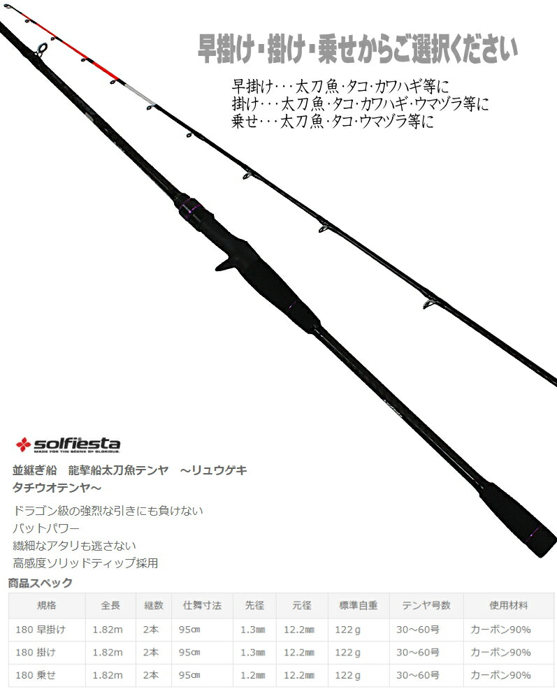 楽天市場】太刀魚 テンヤセット タチウオ 早掛け 掛け 乗せ から選べる