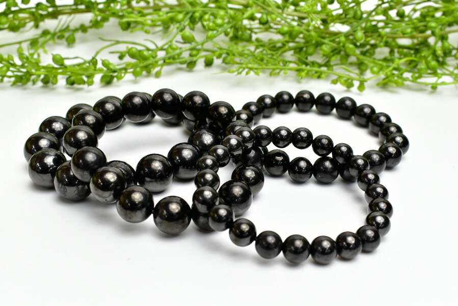 楽天市場】シュンガイト ブレスレット シュンガ石 【約10mm×20珠前後