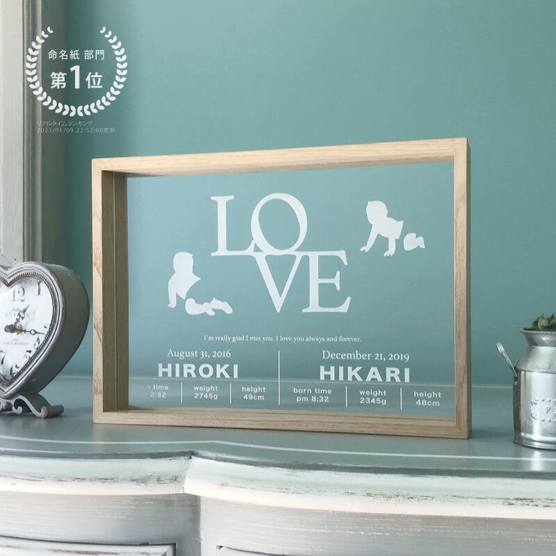 楽天市場】【木製フレーム入り アクリル製 兄弟 姉妹 ベビーボード A4