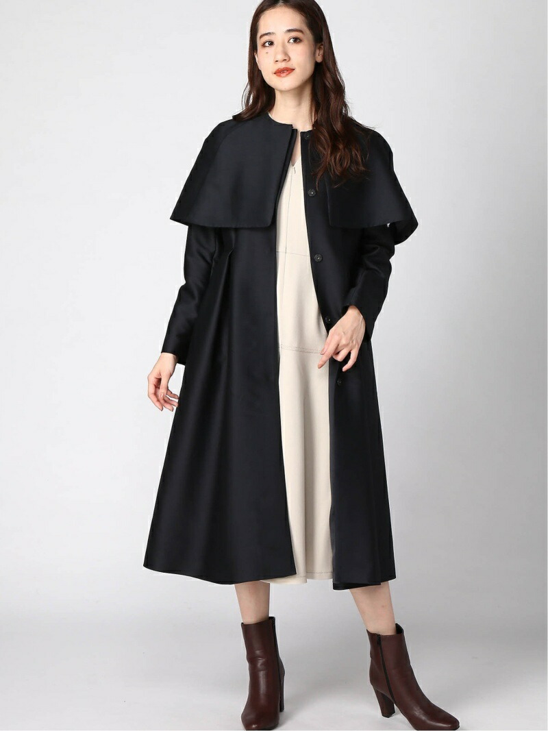 楽天市場】【SALE／40%OFF】シルクウールケープ付きコート CELFORD