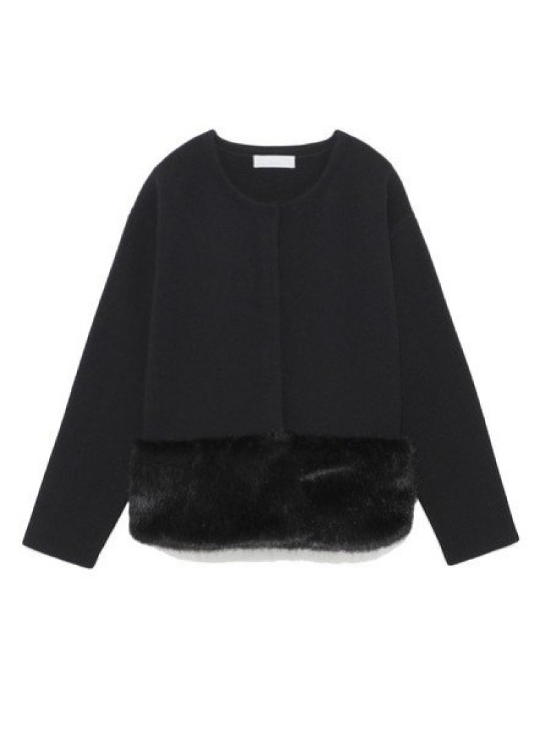 楽天市場】【SALE／40%OFF】エコファーコンビニットジャケット CELFORD