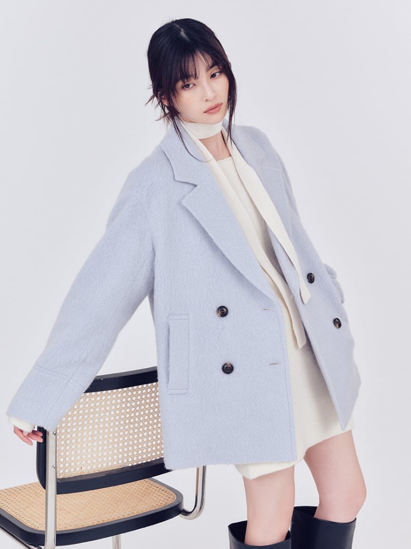 楽天市場】【SALE／50%OFF】オーバーサイズウールシャギージャコット