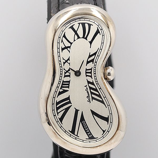 楽天市場】デッドストック級 箱付 サルバドールダリ QZ シルバー文字盤